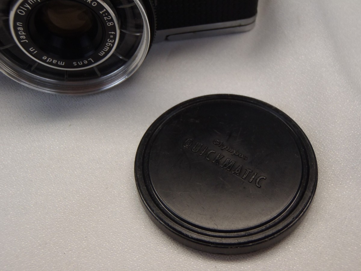 Olympus Quickmatic EEM Black & Silver D.Zuiko 36mm Lens Film