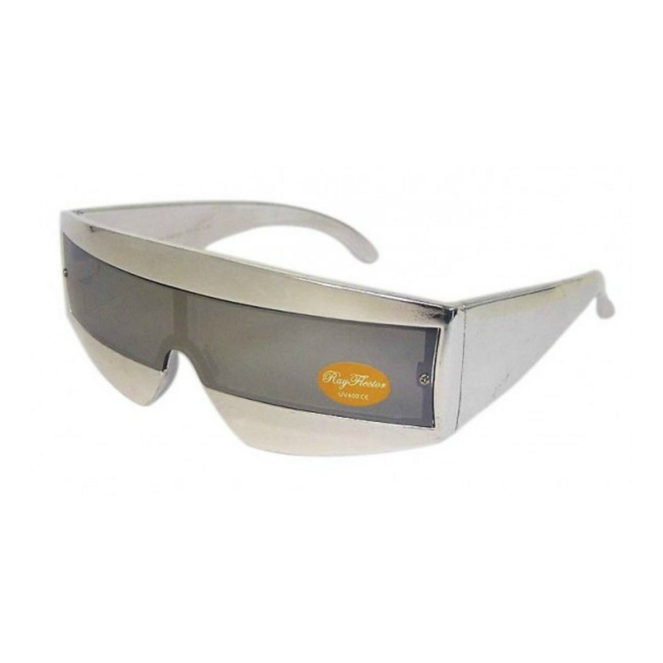 Wrap Around Cyber Visor Sunglasses Punk Cosplay 80s Futuristic Cyclops Cyber Visor Sunglasses Men Women Punk Style Cosplay B2740 Progressive Glasses For Men