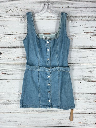 Reformation Harlowe Button Front Denim 