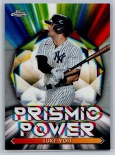 2021 topps chrome baseball luke voit prismic power #10