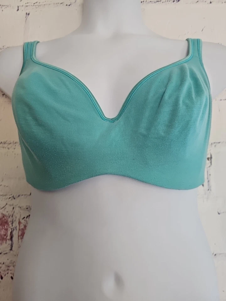 Sujetador Balconette Lane Bryant CACIQUE Azul Ligeramente Forrado con Aros Talla 38F Foto 3 de 4