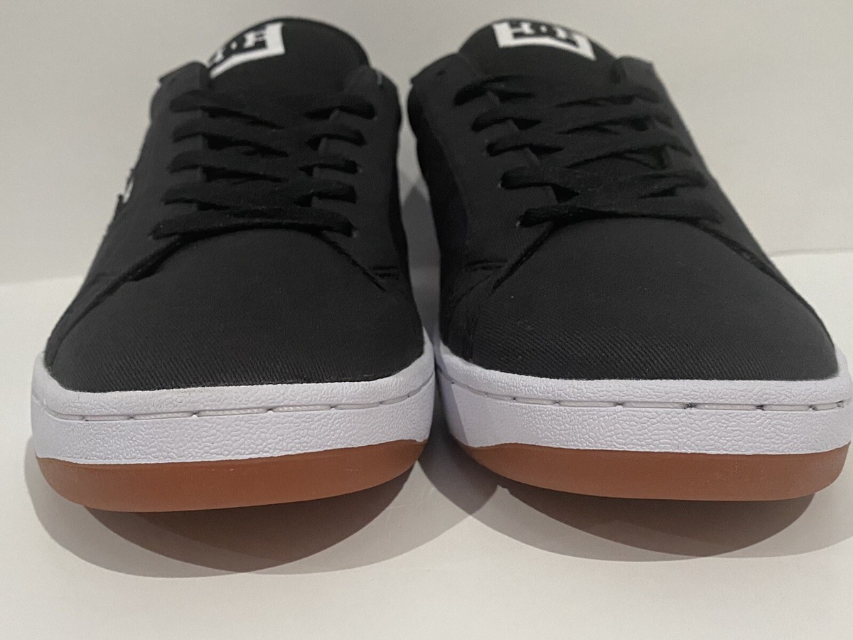 NEW MENS DC STRIKER BLACK BLACK WHITE SKATE SHOES SIZE 12 | eBay display picture 3