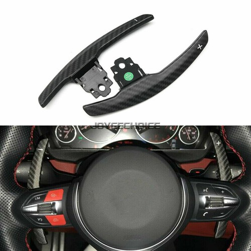 Paleta de cambio de fibra de carbono para BMW F80 F82 F83 F10 F12 F13 F06 F15 F30 X4 X5 X6 M - Imagen 1 de 12