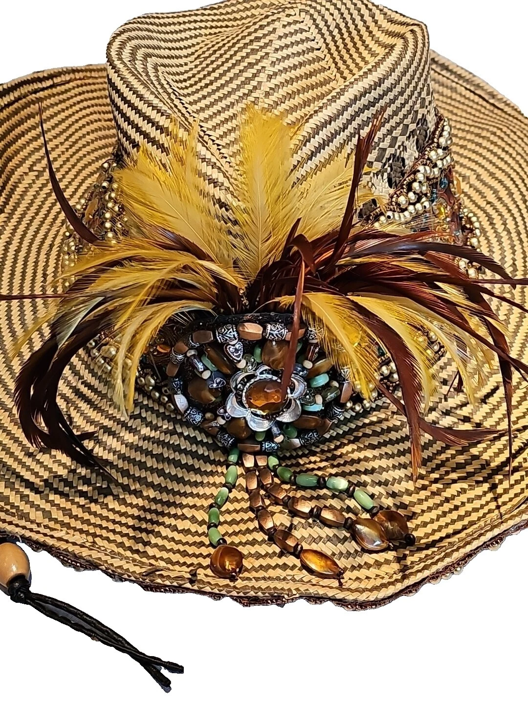 Eveningwear Multi-Color Vintage Hats for Women