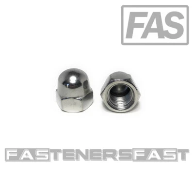 FASTENERCART (2) 3/4-10 Stainless Steel Hex Acorn Cap Nuts 18-8 (2 Pieces)