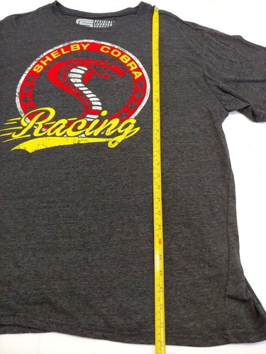 CARROLL SHELBY 2XL Shelby Racing short sleeve t-shirt, gray with cobra (A) - Picture 3 of 5