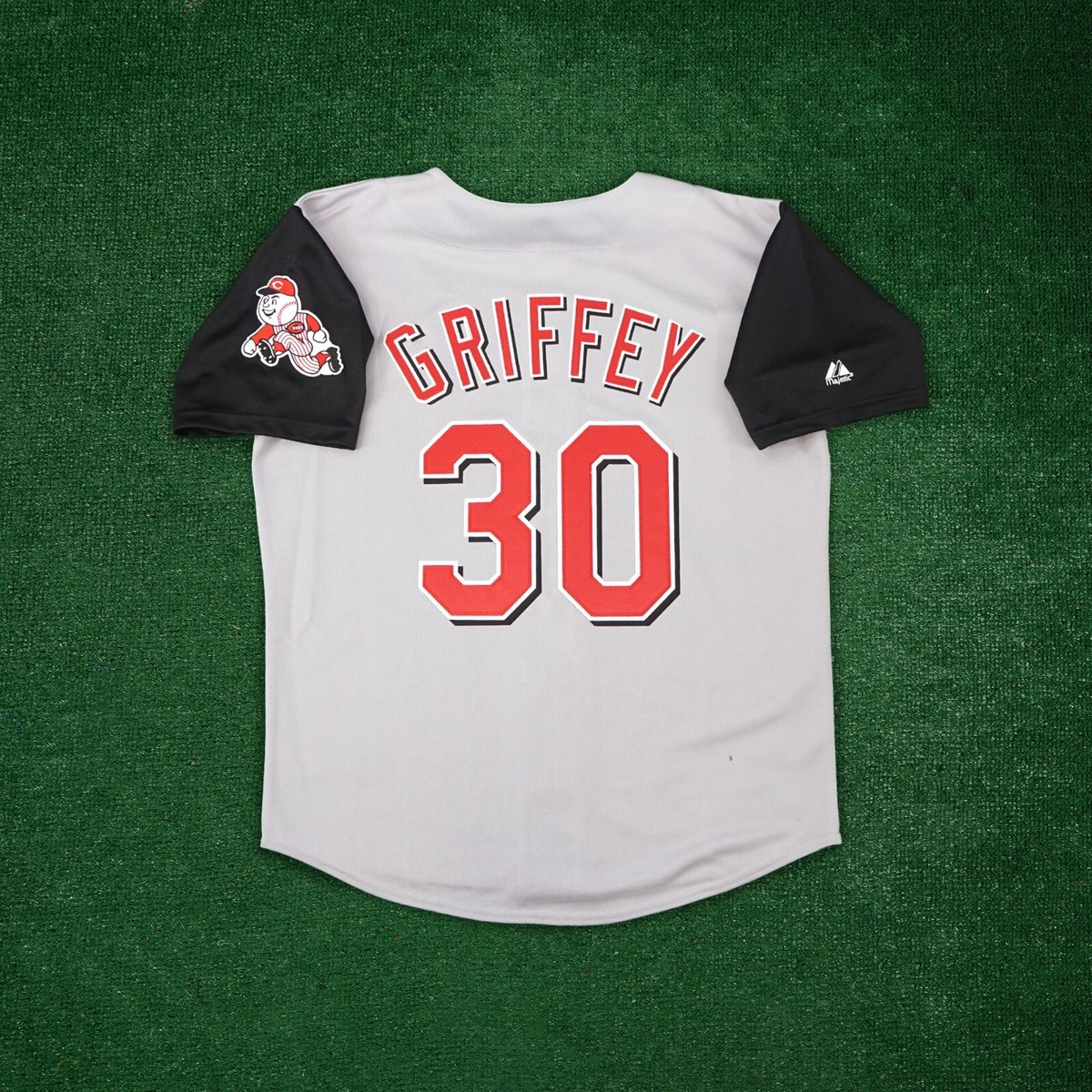 応援グッズ Cincinnati Reds Ken Griffey Jr jersey BL mens-nike-ken-griffey-jr-black