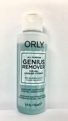 ORLY - GENIUS ALL PURPOSE REMOVER for Gel, Lacquer + Hybrid 4oz/118mL 