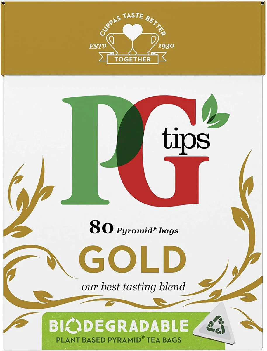 PG tips Gold Pyramid Tea Bags Large Pack of 480 Teabags