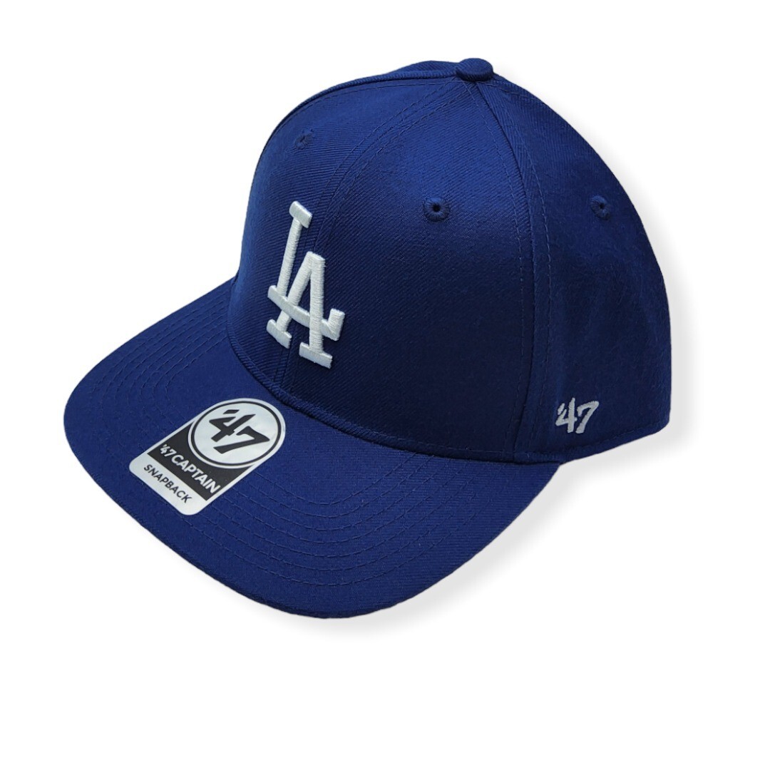 47 Los Angeles Dodgers Captain No Shot Royal/White Logo Adjustable