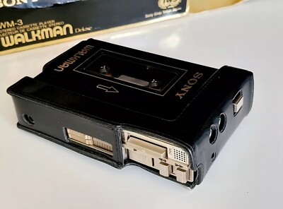 Sony Walkman WM3 Deluxe+Sony MDR-006 Headphones Original Box