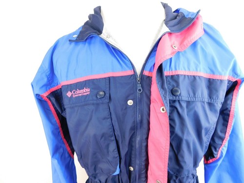 Columbia Girls Youth Blue Pink Windbreaker Size 18/20 - Picture 5 of 9