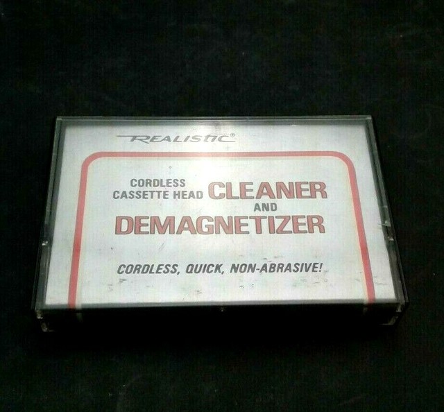 Vintage Realistic Cordless Cassette And Head Cleaner Non