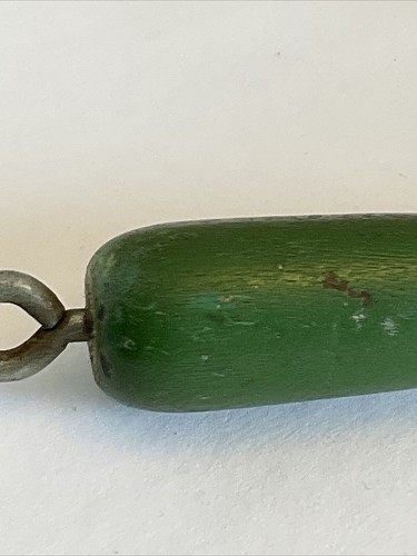 VINTAGE CAN OPENER GREEN WOOD HANDLE - Picture 6 of 9