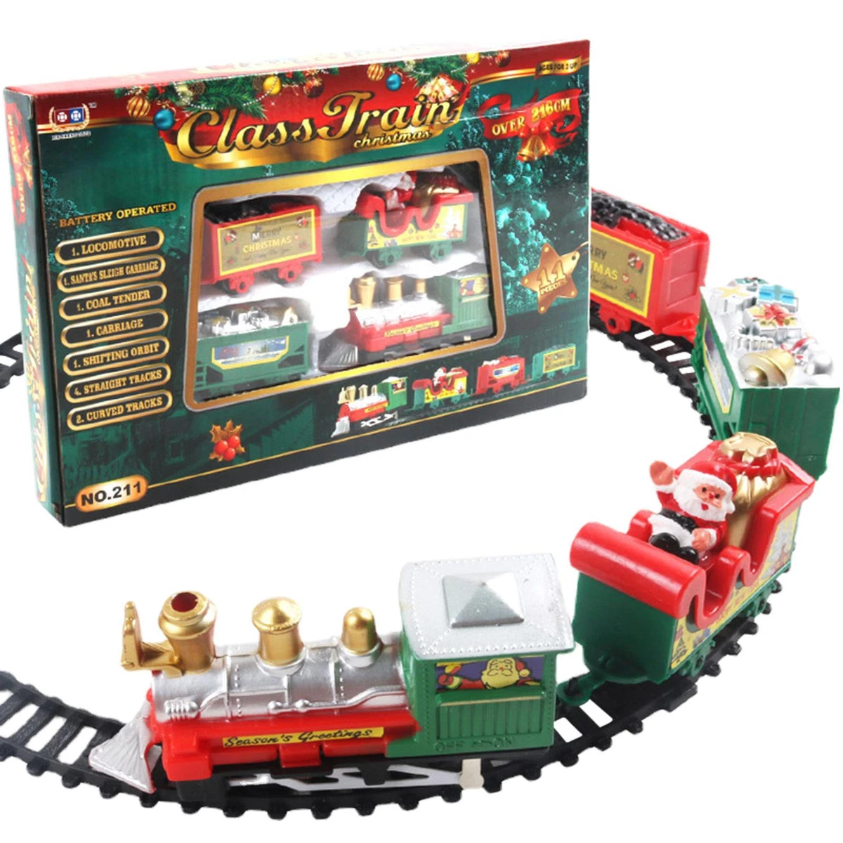 Christmas workshop best sale train set