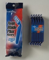 Medline Twin Blade Facial Razors With Lube Strip, Blue (case Of 500) - Brn1323 on sale Medline Twin Blade Facial Razors With Lube Strip, Blue (case Of 500) - Brn1323 on sale