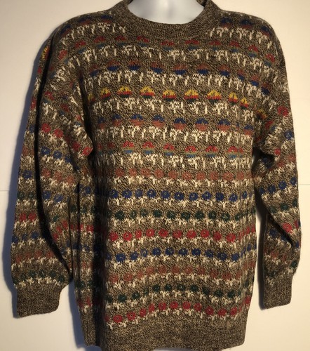 L.A.M. 100% Alpaca Sweater Made in 
