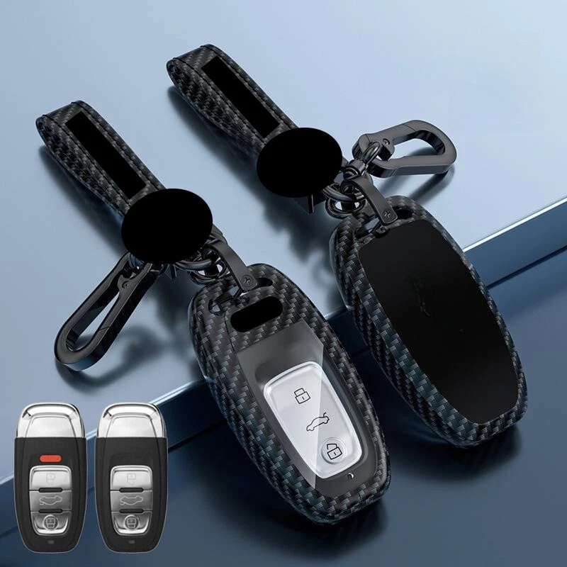 Funda Carcasa Llave Coche TPU Aleación Zinc Para Audi A4 A5 A6 A7 A8 S3 S4 S5 Q3 Q5 Q7 TT Foto 4 de 4