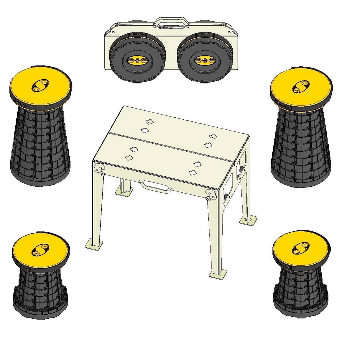 Minimax telescoping sale stool