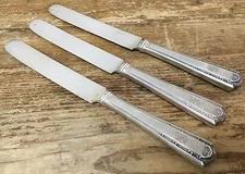 3 French Hollow Knives Louvre Wallace Silverplate DuBarry 1914 Mono S 110620