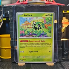 Cacnea Scarlet & Violet Pokémon TCG 005/198 Common