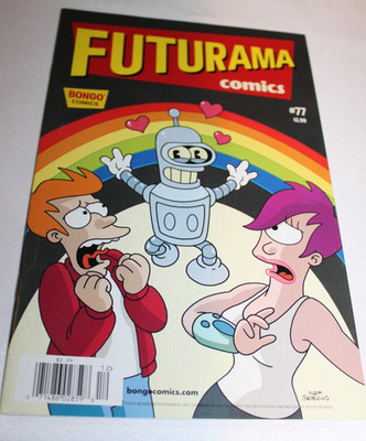 RARE Futurama 77 NM- Newsstand Variant Comic Groening Simpsons Bender Cartoon