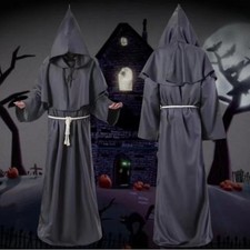 Halloween Easter Priest Cos Costume Medieval Monk Robe Costume Wizard Costume