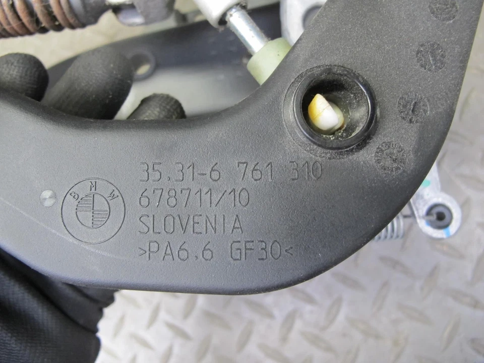 12-15 BMW F30 335i M/T CLUTCH BRAKE GAS ACCELERATION PEDAL CYLINDER SET OEM - Image 3 of 4