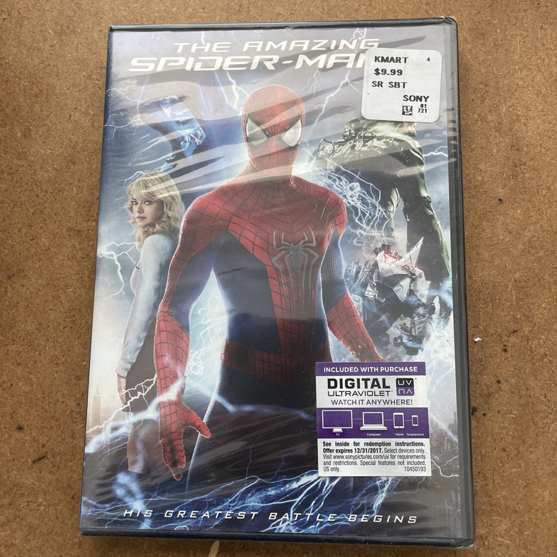 THE AMAZING SPIDER-DVD NEW SEALED