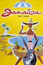 365552 Jamaica West Indies Caribbean Vintage Travel Art Print Poster