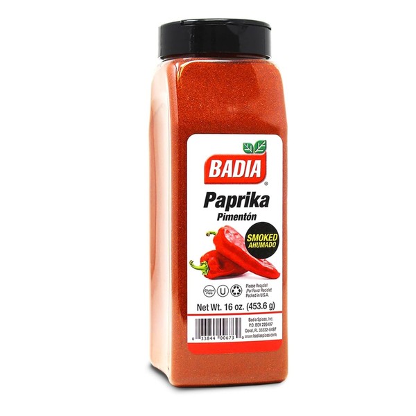Pimentón ahumado, 16 oz - rico sabor ahumado para cocinar, asar a la parrilla y condimentar,...