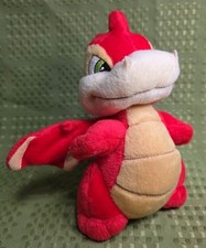 Vintage Neopets Figure Scorchio Plush Red Yellow Keyquest Figure.