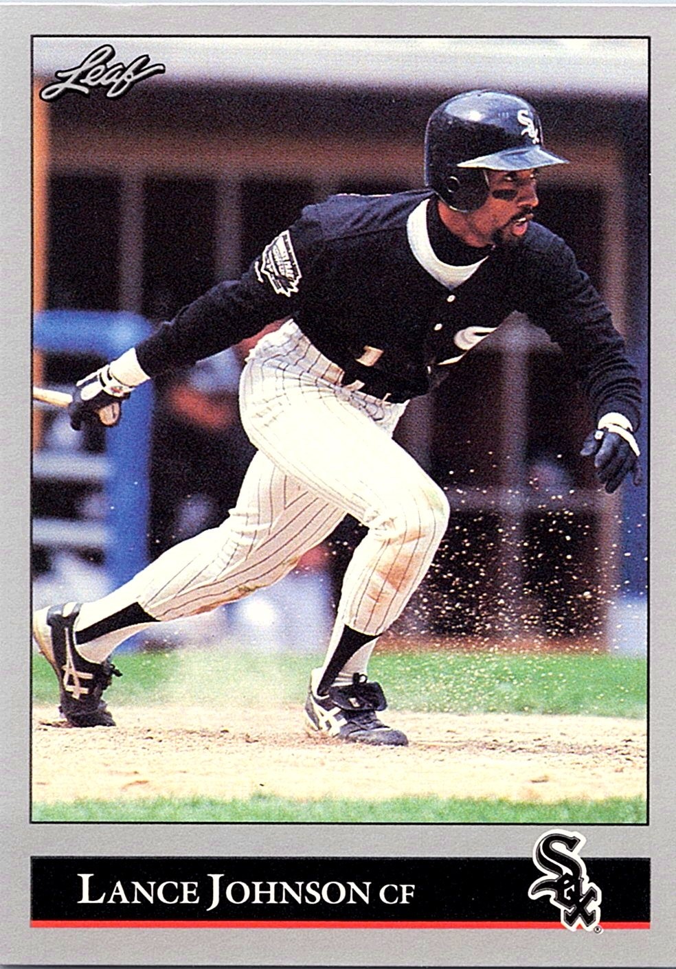 Lance Johnson 1992 Leaf #237 Chicago White Sox