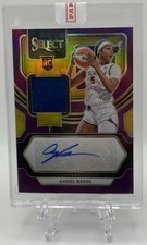 Angel Reese 2024 Panini Select WNBA Purple RPA Jersey Patch Auto RC /99! Sky