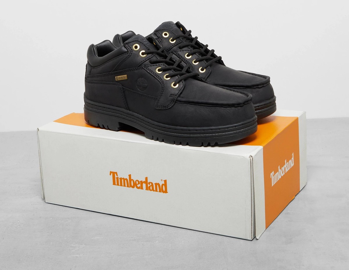 Timberland Heritage Moc Toe Gore Tex Shoes in Black | eBay