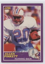 1989 Score Supplemental Allen Pinkett #332S 19di