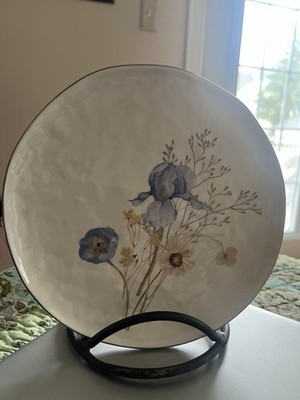 Sango Gansevoort Wildflower Luxury Stoneware Salad Plate 4pc Set 8.5  D