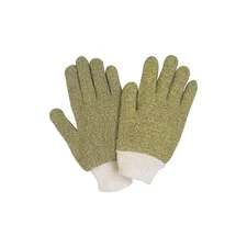 MCR SAFETY 9430KM Heat-Resistant Gloves,L,Yellow,PK12 26J938