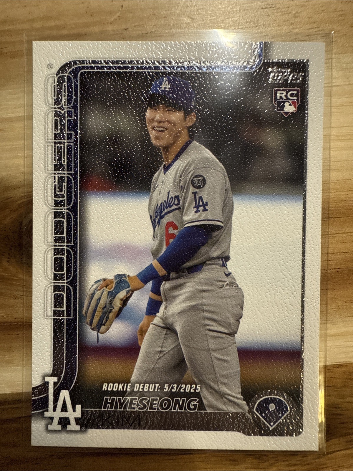 2025 Topps Update Hyeseong Kim RC Debut Canvas # /50 #US312 Dodgers