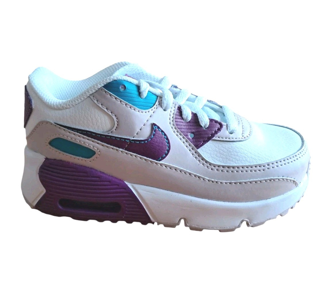 NIKE ナイキエア マックス 90LTR TD キッズ スニーカー 18cm Nike Air Max 90 LTR (TD) Kids Shoes Summit White/ Viotech
