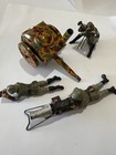 Elastolin, Lineol, Froha WWII (3) Soldiers & (1) Army Field Cooker (Ditmer) — photo 1
