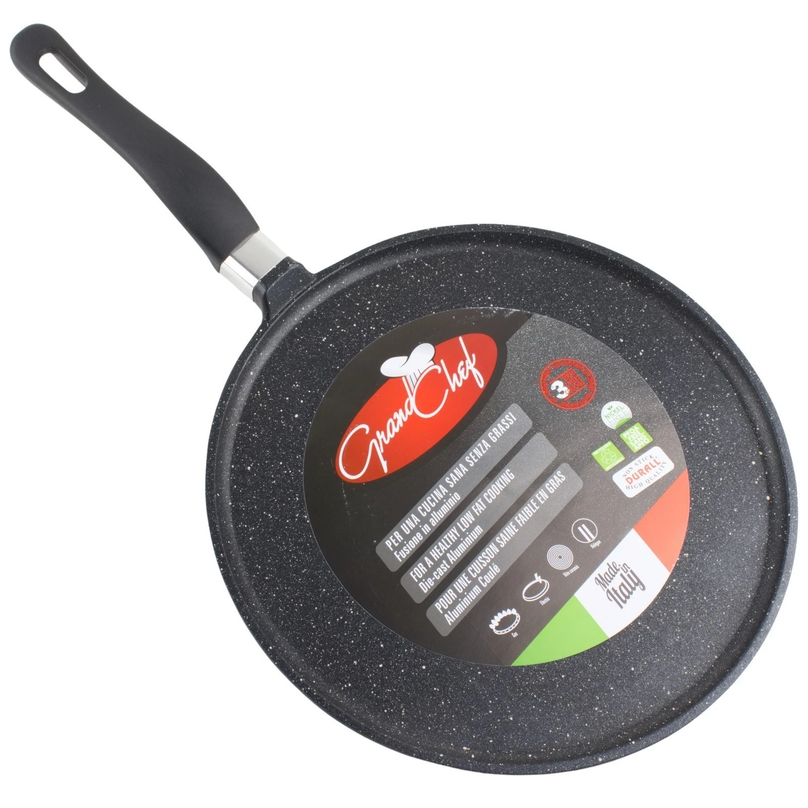 Roch Guss Grand Chef Crepe Griddle Pan Made in Italy 28cm
Opens in a new window or tab