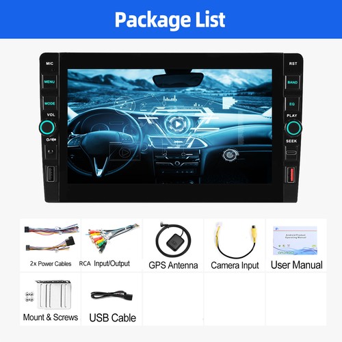 8" 4+64G Android15 Carplay Car Radio Stereo GPS BT IPS Touch Screen Double 2 DIN - Picture 12 of 12