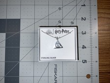 Sterling Silver Harry Potter Deathly Hollow Charm And Necklace 16   2 Extension