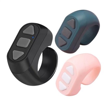 Bluetooth Compatible Phone Scrolling Page Turner Ring Fingertip Remote Control