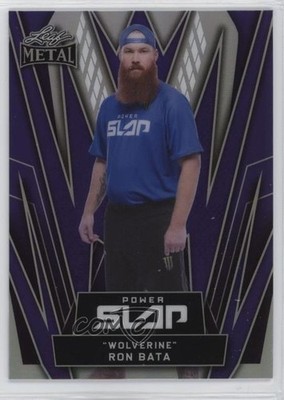 2025 Leaf Metal Power Slap Purple Prismatic 14/49  Wolverine  Ron Bata #42 y0g