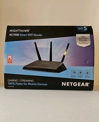 NETGEAR Nighthawk AC1900 Smart WiFi Router Model:R7000 WiFi: 5 (802.11ac)