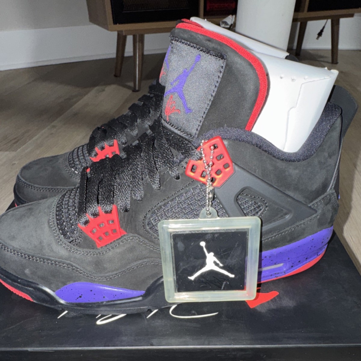 Jordan Air Jordan 4 Retro Raptors Drake OVO Signature 191886078433