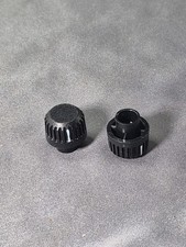 Radio Knobs Plastic Push-on Fits 516 Half Post 58 Diameter - Qty 2