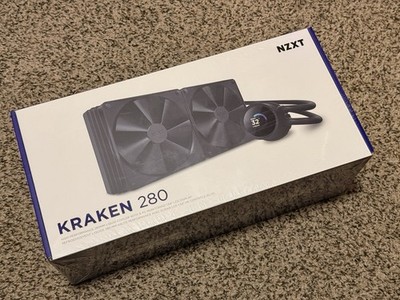 NZXT Kraken 280 AiO Liquid CPU PC Cooler - LCD - NIB